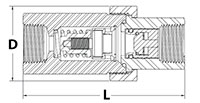 CSU-CW-11-70-CV1 Dimensional Drawing